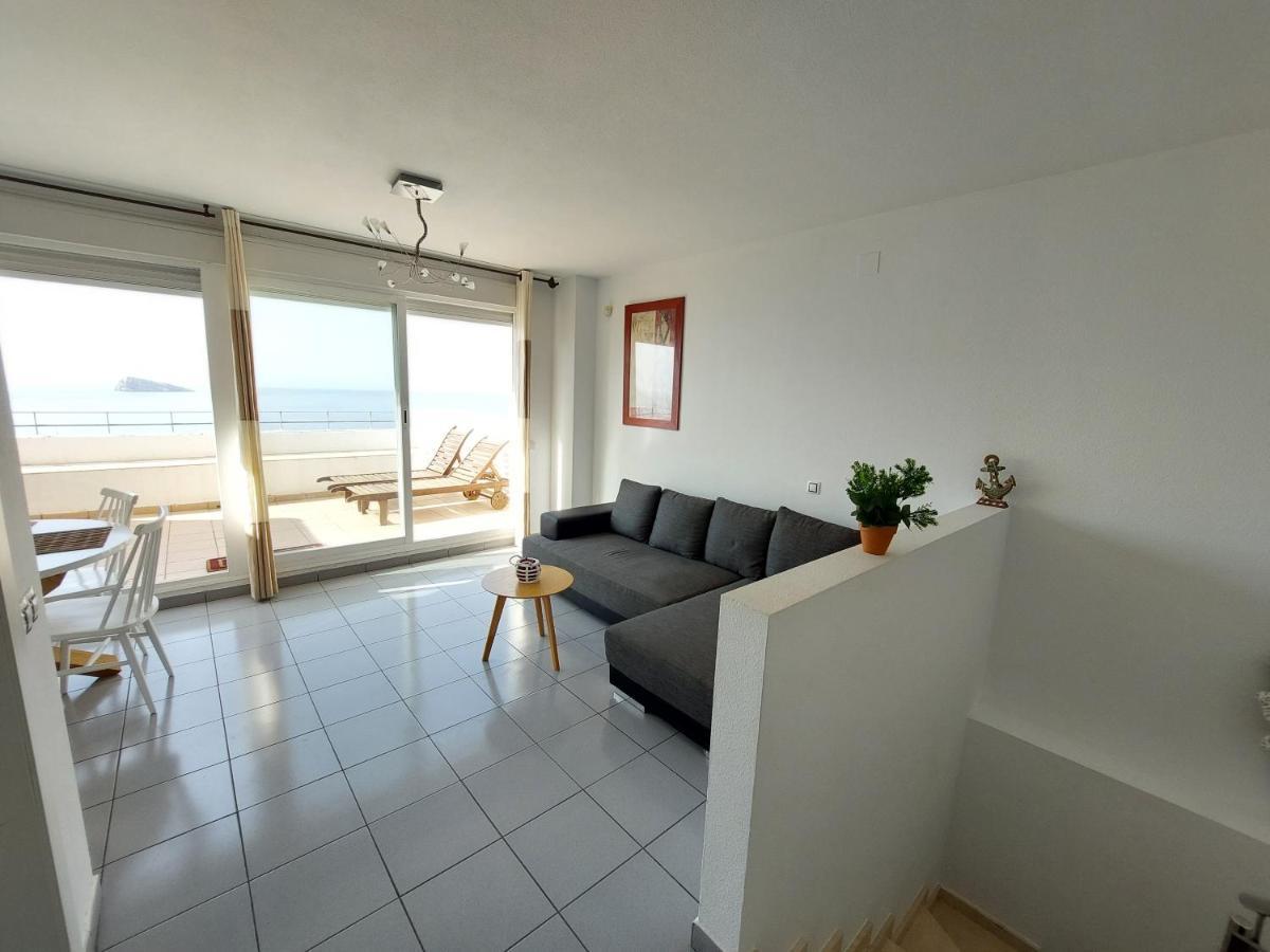 Villamarina Duplex En Primera Linea De Mar - Fincas Arena ベニドルム エクステリア 写真